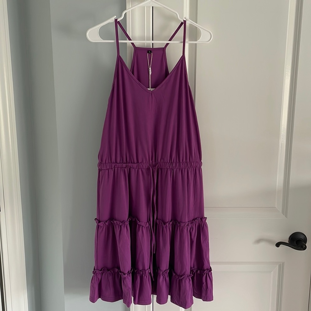 Purple Tank Top Dress
